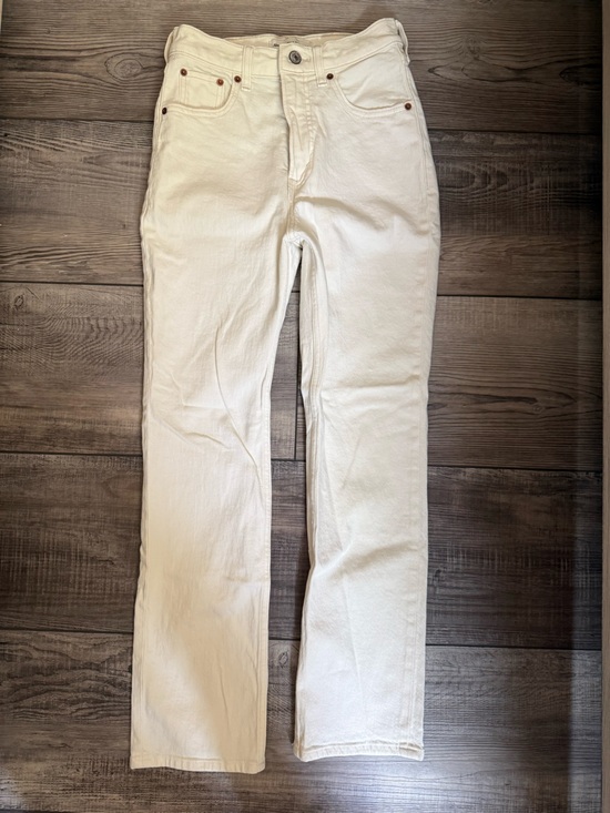 Abercrombie & Fitch Denim - Abercrombie & Fitch Cream Skinny Jeans